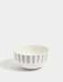 12 Piece Linear Striped Dinner Set